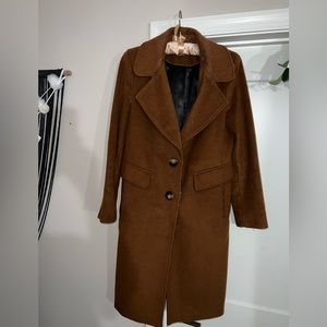 Calvin Klein Women’s Long Brown Winter Coat